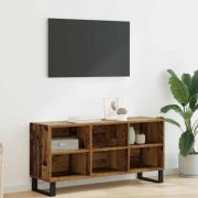 vidaXL TV-skåp Gammalt trä 103,5 x 30 x 50 cm Konstruerat trä