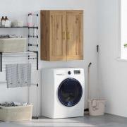 vidaXL Väggskåp Artisan Ek 69,5 x 34 x 90 cm Konstruerat trä