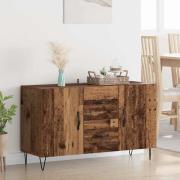 vidaXL Sideboard med låda Gammalt trä 100 x 36 x 60 cm Konstruerat trä