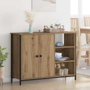 vidaXL Sideboard Artisan Ek 100 x 33 x 75 cm Konstruerat trä