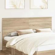 vidaXL Huvudgavel med huvudgavel Sonoma-ek 180 cm Konstruerat trä