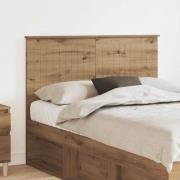 vidaXL Huvudgavel med huvudgavel Artisan Ek 135 cm Konstruerat trä