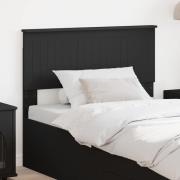 vidaXL Huvudgavel med huvudgavel Svart Ek 100 cm Konstruerat trä