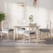 vidaXL Sittkuddar 4 pcs Moln Grå 45 x 45 x 12 cm tyg