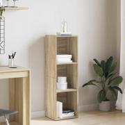 vidaXL Bokhylla/tv-bänk sonoma-ek 36x30x114 cm konstruerat trä