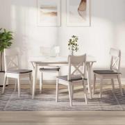 vidaXL Sittkuddar 4 pcs Taupe 40 x 40 x 3 cm tyg