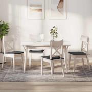 vidaXL Sittkuddar 4 pcs Mörkgrå 40 x 40 x 3 cm Kordread tyg