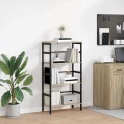 vidaXL Hyllsystem Sonoma-ek 60 x 29,5 x 115 cm Konstruerat trä