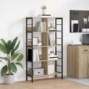 vidaXL Hyllsystem Sonoma-ek 82 x 32 x 144,5 cm Konstruerat trä