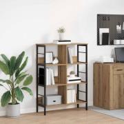 vidaXL Hyllsystem Artisan Ek 82 x 32 x 112 cm Konstruerat trä