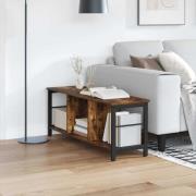 vidaXL Hyllsystem Rökt ek 102 x 32 x 40,5 cm Konstruerat trä