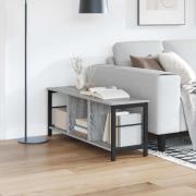 vidaXL Hyllsystem Grå Sonoma 102 x 32 x 40,5 cm Konstruerat trä