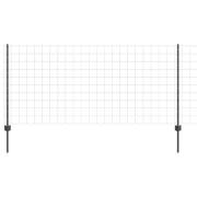 vidaXL Stängsel och Stånd Grå 1 x 25 m Stål