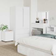 vidaXL Badrumsskåp Vit 40,5 x 40 x 44 cm Konstruerat trä