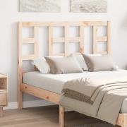 vidaXL Sänggavel 126x4x100 cm massiv furu