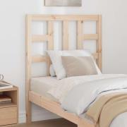 vidaXL Sänggavel 81x4x100 cm massiv furu
