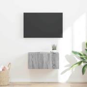 vidaXL TV Vägghylla Grå Sonoma 60 x 31 x 29,5 cm Konstruerat trä