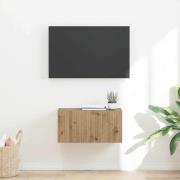 vidaXL TV Vägghylla Artisan Ek 60 x 31 x 29.5 cm Konstruerat trä
