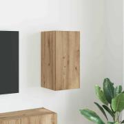 vidaXL TV Vägghylla Artisan Ek 30 x 31 x 60 cm Konstruerat trä
