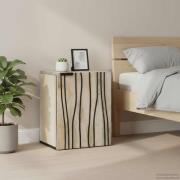 vidaXL Badrumsskåp med handfat Vit 38 x 33,5 x 48 cm Konstruerat trä