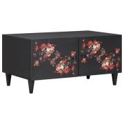 vidaXL Kaffeebord Flerfärgsdesign 80 x 50 x 40 cm Massivt mangoträ