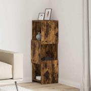 vidaXL Hörnskåp Rökt ek 30,5x30x95cm Konstruerat trä