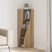 vidaXL Hörnskåp Artisan Ek 32x32x102cm Konstruerat trä