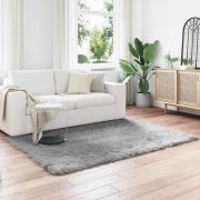 vidaXL Fusk Skinnmatta Tafalla Grå 140 x 200 cm Polyester