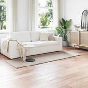 vidaXL Fusk-kaninpälsmatta Olite Beige 80 x 250 cm Polyester