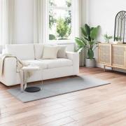 vidaXL Fusk-kaninpälsmatta Olite Grå 80 x 200 cm Polyester