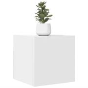 vidaXL Väggmonterade tv-skåp 4 st vit 30,5x30x30 cm