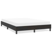 vidaXL Sängram utan madrass svart 160x210 cm sammet