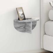 vidaXL Vägg hylla Grå Sonoma 38 x 19 x 19 cm Konstruerat trä