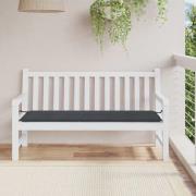 vidaXL Bänkdyna för trädgården svart 150x50x4 cm oxfordtyg