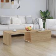 vidaXL Soffbord sonoma-ek 150x50x35 cm konstruerat trä