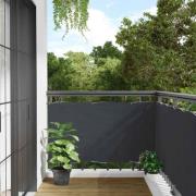 vidaXL Insynsskydd för balkong antracit 300x90 cm PVC