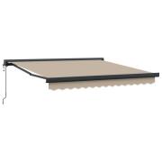 vidaXL Markis Beige 300 x 250 x 165 cm Polyester och aluminium