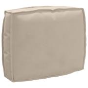 vidaXL Kudde Taupe 50 x 40 x 12 cm Oxford Tyg
