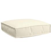 vidaXL Kudde Kräm 60 x 60 x 12 cm Oxford Tyg
