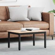 vidaXL Kaffeebord Naturfärg 60 x 50 x 36 cm Massiv furu