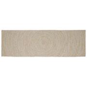 vidaXL Områdesmattor Rektangulär Naturlig och vit 80 x 250 cm Jute