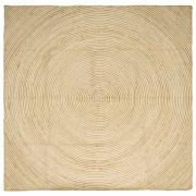 vidaXL Matta Naturlig och vit 200 x 200 cm Jute