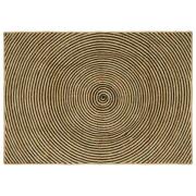 vidaXL Matta Naturlig och svart 140 x 200 cm Jute