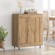 vidaXL Sideboard Artisan Ek 69,5 x 34 x 90 cm Konstruerat trä