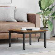 vidaXL Kaffeebord Gammalt trä 60 x 60 x 36 cm Konstruerat trä