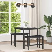 vidaXL Matbord METALL