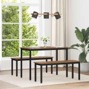 vidaXL Matbord METALL