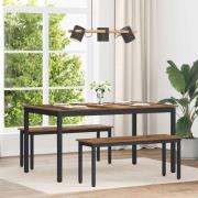 vidaXL Matbord 150 x 78 x 75 cm METALL