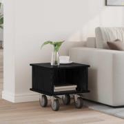 vidaXL TV-bänk Svart Ek 37 x 35 x 35 cm Konstruerat trä