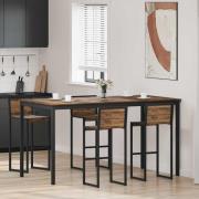 vidaXL Stående Barbord Konstruerat trä